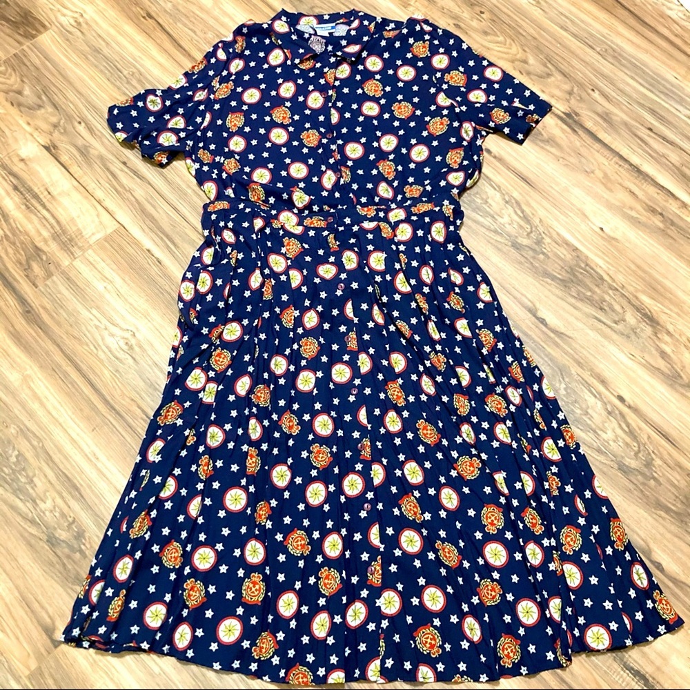 Pendleton Plus nautical shirt and skirt 2pc set size 22W